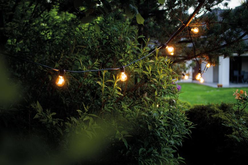 Garden garland store lights